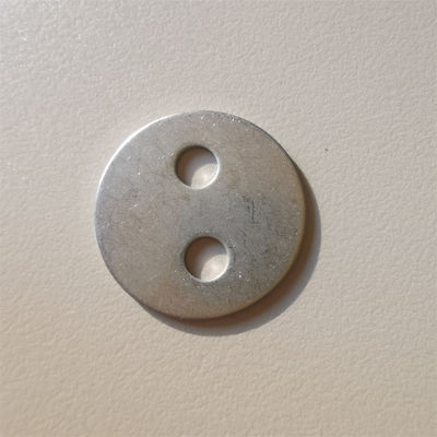 25 Mm SS Lacing Washers With 2 Holes  For  Fabrication Of Insulation Blankets