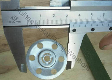 Durable Insulation Galvanised Metal Fixing Disks For Wall &amp; Floor Board