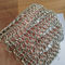 Gold Ring Mesh Chainmail Weave Type Stainless Steel Round Ring PVD Metal Mesh Drapery