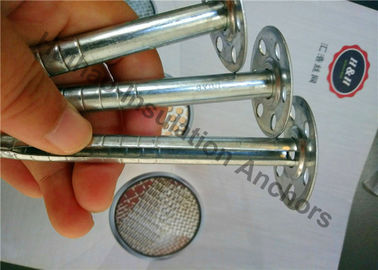 Metal Expansion Insulation anchor Pins With 35mm Perforated Head For Fixing Celotex