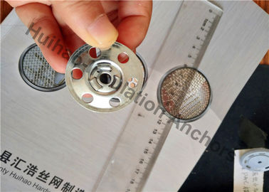 Metal Expansion Insulation anchor Pins With 35mm Perforated Head For Fixing Celotex