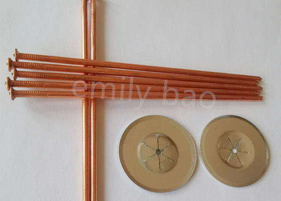 Cd Weld Stud-3mm Copper Plated Insulation Weld Pins With Flat End