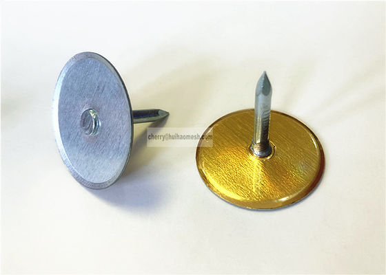 Duct Liner Insulation Work Used Fasteners Cup Head CD Weld Pins With Insulated Washer