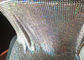 Sanded Aluminum Flake Fabric For Decoration, 6mm Polished Sequin Metallic Cloth