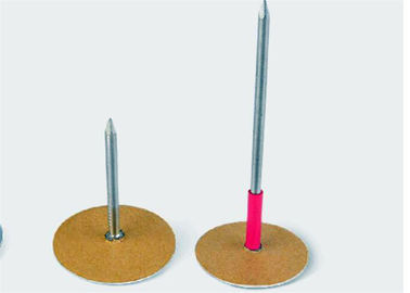 12ga Galvanized Steel Capacitor Discharge Cup Head Weld Pin For Duct Liner