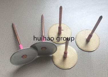 HVAC System Parts Speed Beveled Cupped Head Steel Pins, Cupped Head Weld Pins For Auto Welding Resistance Equipment