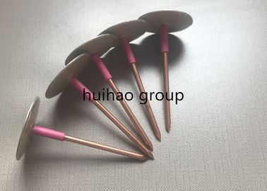 HVAC System Parts Speed Beveled Cupped Head Steel Pins, Cupped Head Weld Pins For Auto Welding Resistance Equipment