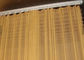 0.8MM Hanging Metal Coil curtain As Interior Decorative Mesh For Exhibition Hall