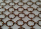 wall decoration Metal Ring Mesh with Round Wire For Decorative Ceiling 1.5m width