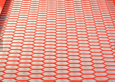 ISO9001 Spraying Aluminum Expanded Metal Mesh For Cab Truck Dividers