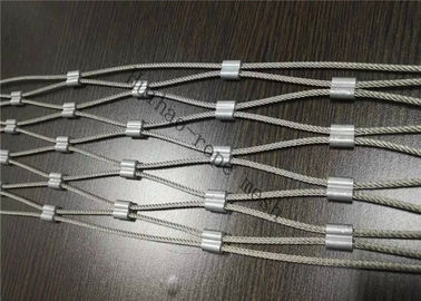 Flexible Stainless Steel Ferrule Rope Mesh For Safety Zoo Mesh