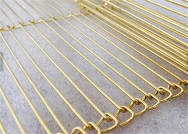 Decorative Flexible Metal Mesh Curtain For Background