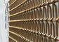 Stainless Steel Rope Decorative Wire Mesh, Bronze art mesh for Elevator Hall