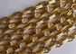 Aluminum Chain Link Mesh Drapery , Chain Link Fly Screen For Space Partitions