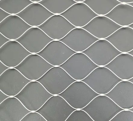 Architectural Flexible 2'' X 2'' SS304 Rope Mesh For Safety