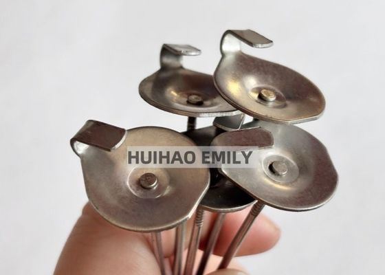 Removable Blanket Insulation Anchor Pin Nails With Self Locking Washer