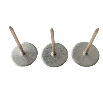 12Ga X 70 Mm Galvanized Steel Cup Head Welded Pins For HVAC Duct Insulation