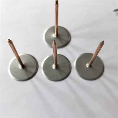 12Ga X 70 Mm Galvanized Steel Cup Head Welded Pins For HVAC Duct Insulation