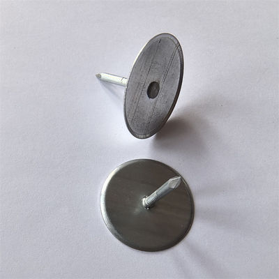 Galvanized Steel Self Sealing Pins With Cup Head Base For HVAC Insulation