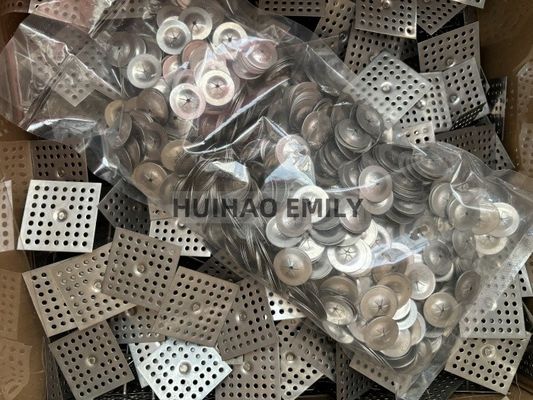 12Ga Stainless Steel Perforated Base Insulation Pins For HVAC System