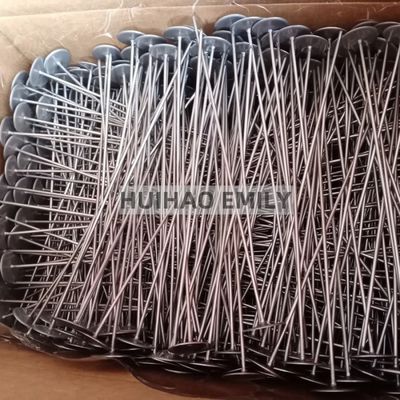 SS304 Insulation Fastener Quilting Pins For Insulation Removable Blanket