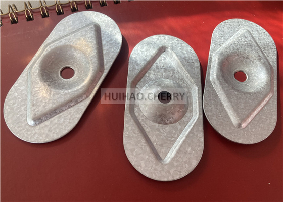Galvanized Steel 30mm Insulation Fastening Plates For Attaching Insulation And Cover Boards