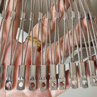 Stainless Steel Wire rope Mesh Used For Stair Balustrade