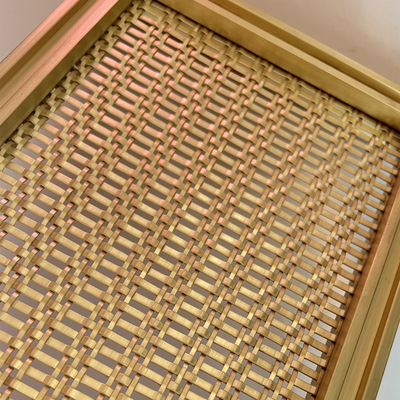 Decorative Architectural Wire Mesh Plated For Interior Railings And Stairways