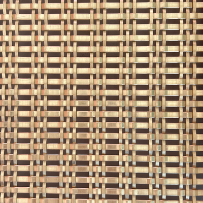 Decorative Architectural Wire Mesh Plated For Interior Railings And Stairways