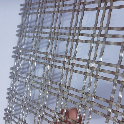Stainless Steel Woven Decorative Wire Mesh For Space Dividers & Displays