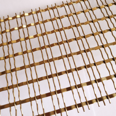 Stainless Steel Woven Decorative Wire Mesh For Space Dividers & Displays
