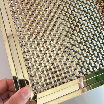 Stainless Steel Decorative Architectural Mesh Panel For Kitchen Furniture