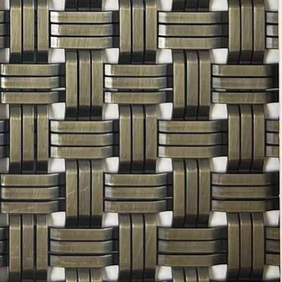 Stainless Steel Architectural Wire Mesh , Architectural Woven Mesh For Cabinet