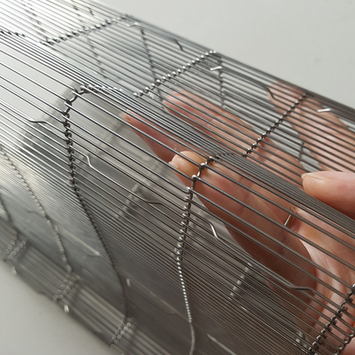 Decorative Flexible Metal Mesh Curtain For Background