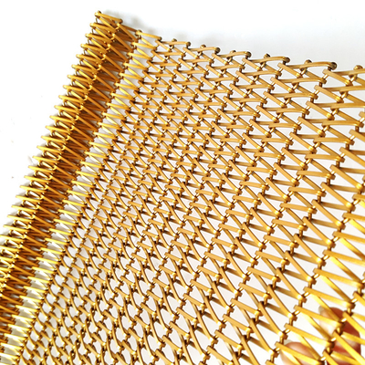 Balanced Spiral Wire Mesh For Metal Curtain