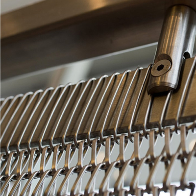 Balanced Spiral Wire Mesh For Metal Curtain