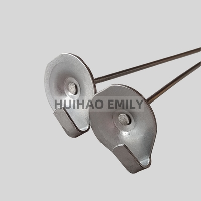 14Ga Stainless Steel 304 Lacing Anchors Insulation Pins For Removable Blanket Pads