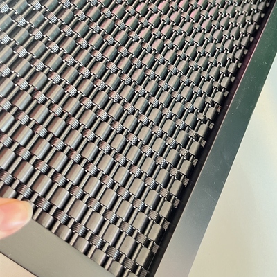 Brass Elevator Metal Mesh With Brushed Finish