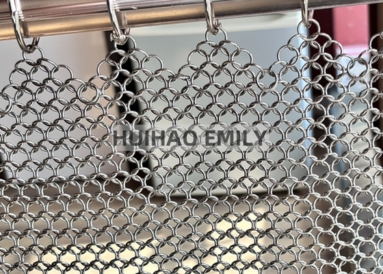 Stainless Steel Architectural Metal Mesh Drapery for Room Dividers