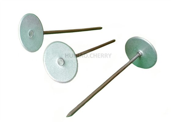 Galvanized Steel Duct Liner Pins 4 Inch For Air Duct Fiberglass Insulation