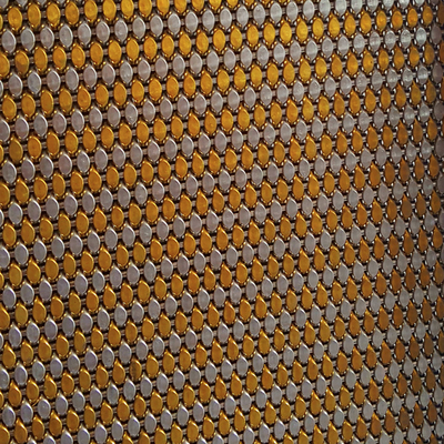 Decorative Mesh Metal Fabric For Elevator Cladding