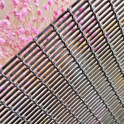 Black Color Aluminum Mesh Panel For Partition Wall