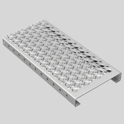 Perforated Aluminum Architectural Mesh Panels For Grip Strut Grating Platforms