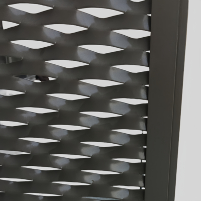 PVDF Coated Hook Up Frame Expanded Metal Mesh For External Curtan Wall Panel