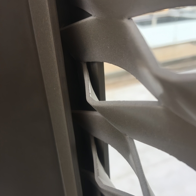 PVDF Coated Hook Up Frame Expanded Metal Mesh For External Curtan Wall Panel