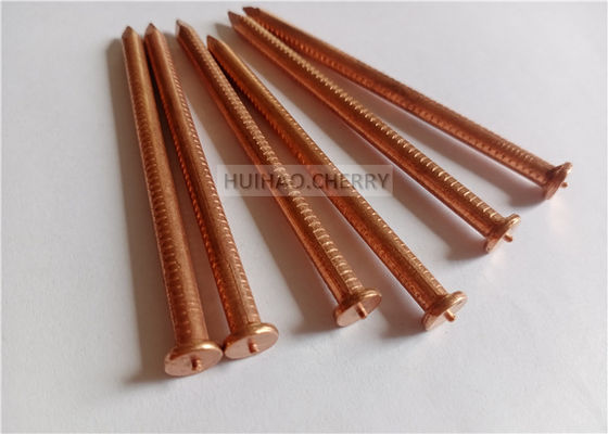 Mild Steel Copper Plated Stud Welding Insulation Pins For Ship Building Rock Wool