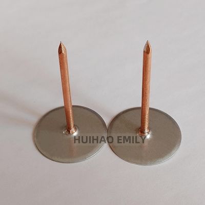 Galvanzied Steel Duct Liner Cup Head Weld Pins With Capacitor Discharge Welder