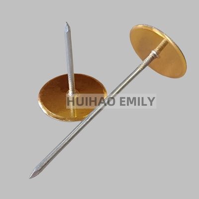 Galvanzied Steel Duct Liner Cup Head Weld Pins With Capacitor Discharge Welder