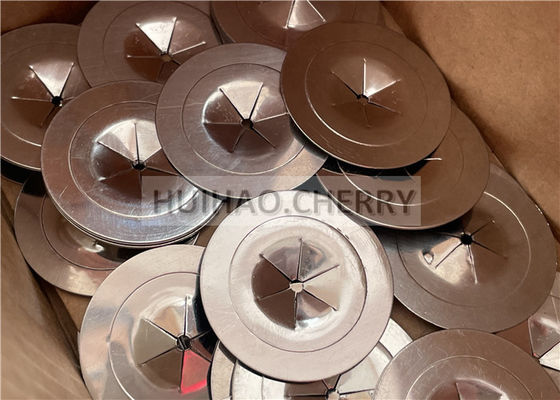 38mm Round Self Locking Washers For Insulation Pins To Secure Insulation Material In Place
