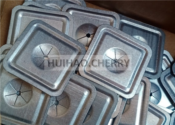 38mm Square Self-Locking Washer Speed Clips For Insulation Galvanized Steel Material